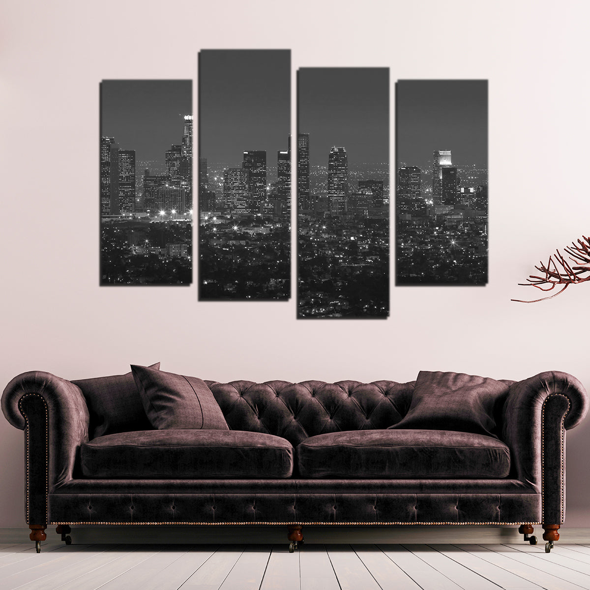 Stunning Los Angeles Skyline Wall Art for Home Decor