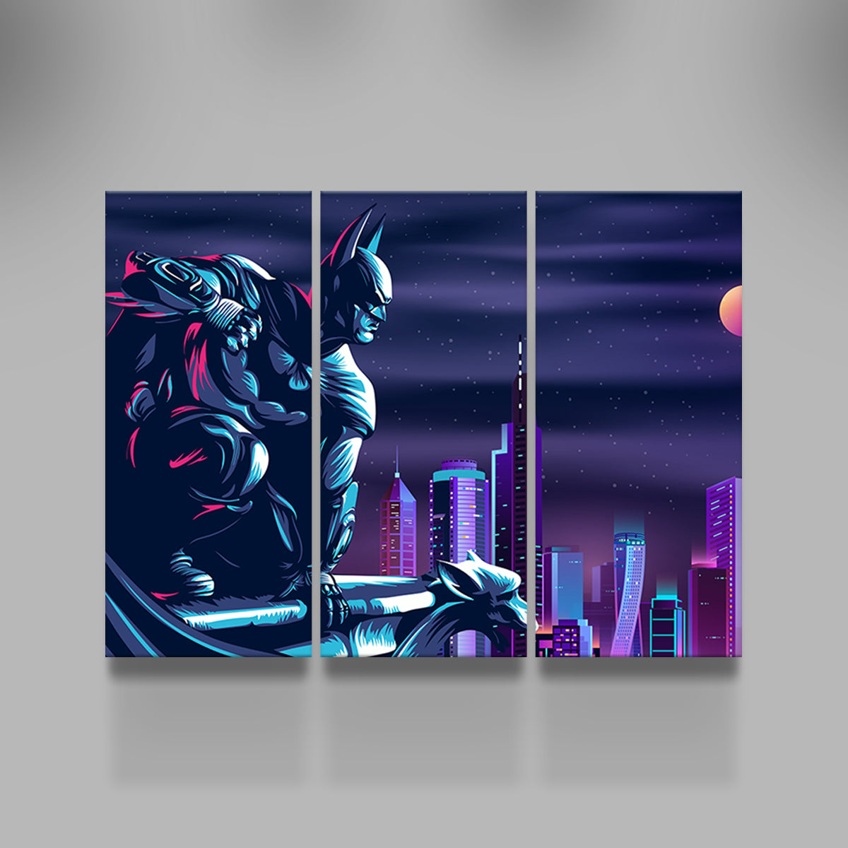 The Fearless Batman Wall Art - Premium Museum Quality Canvas Print