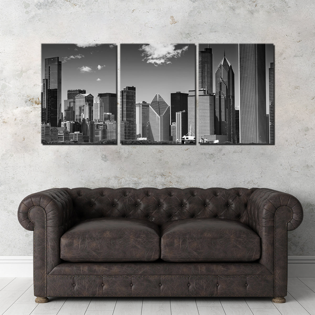 Stunning Chicago Skyline Wall Art by Melanie Viola