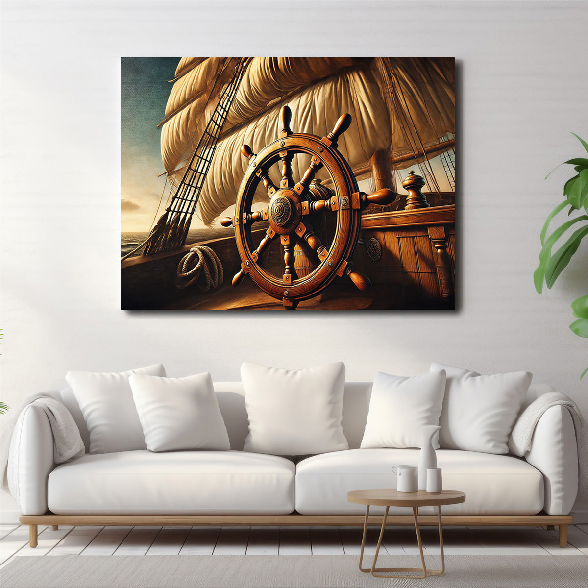 The Helm - Premium Kiln - Dried Pine Wood Framed Canvas Prints