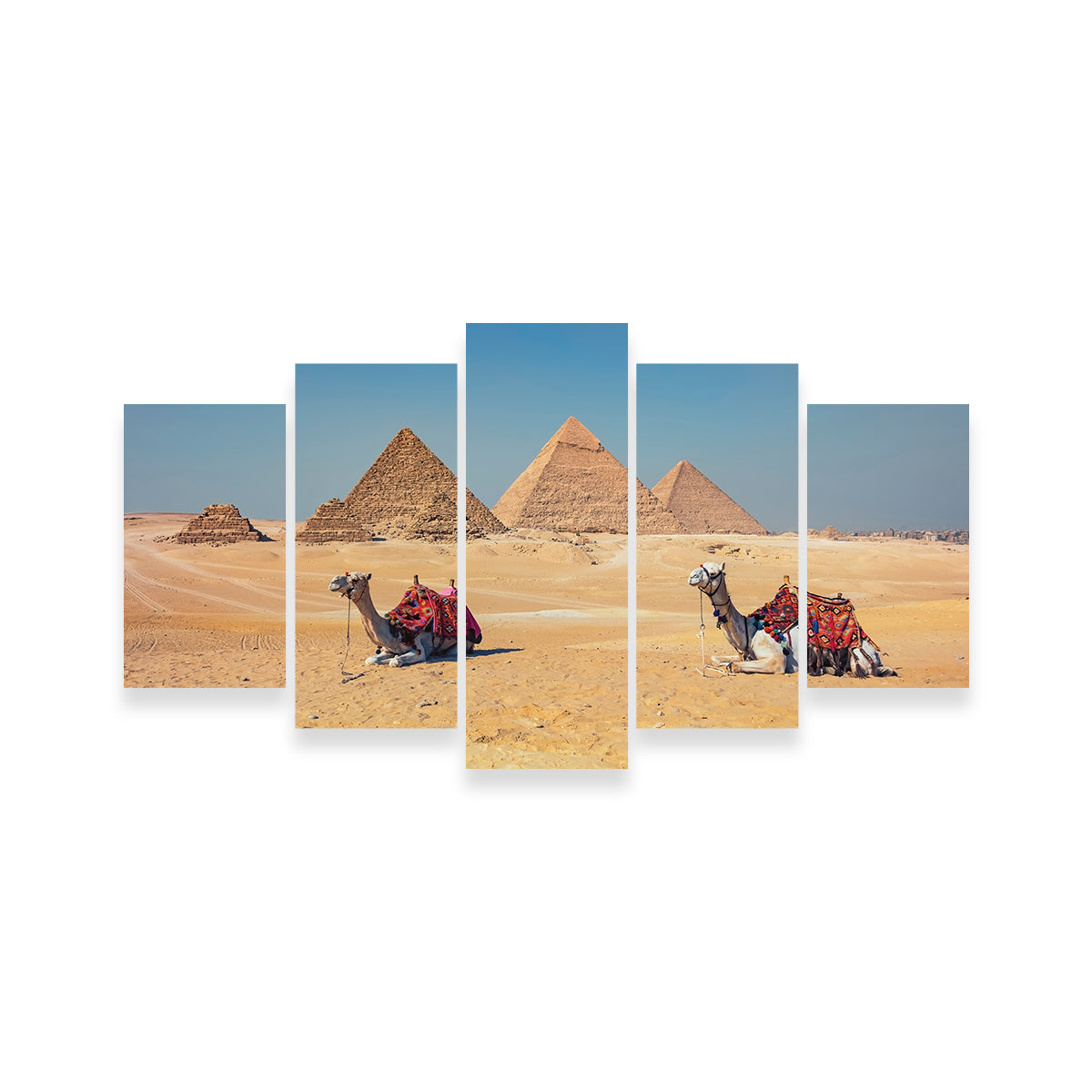 Giza Wall Art - Premium Handmade Canvas Artwork