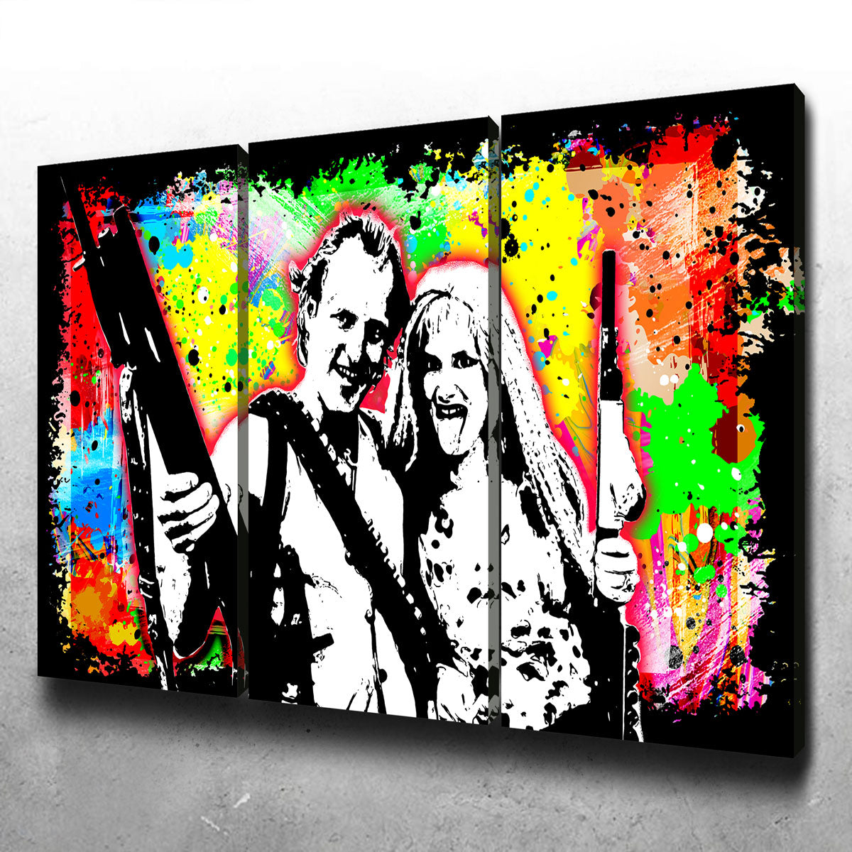 Unique Abstract Natural Born Killers Wall Art for Stunning Home Decor