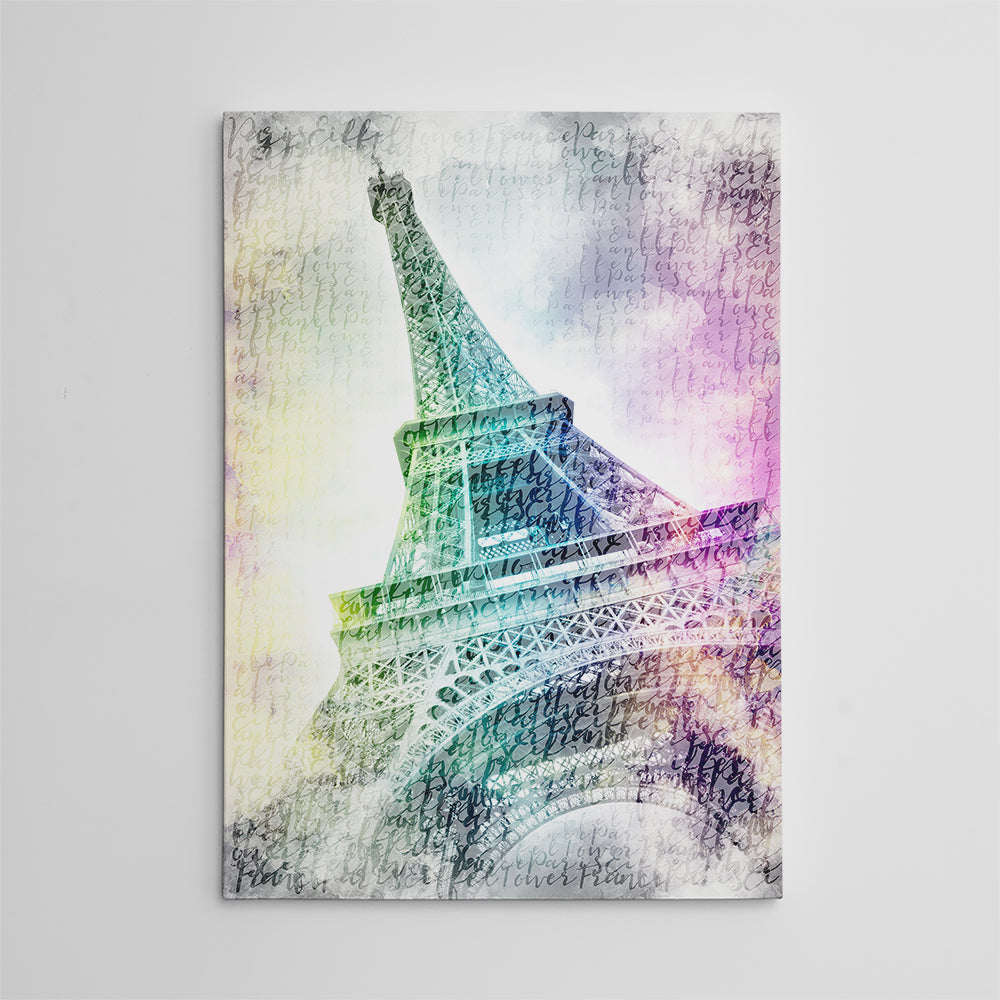 Stunning Paris Watercolor Eiffel Tower Wall Art for Home Decor
