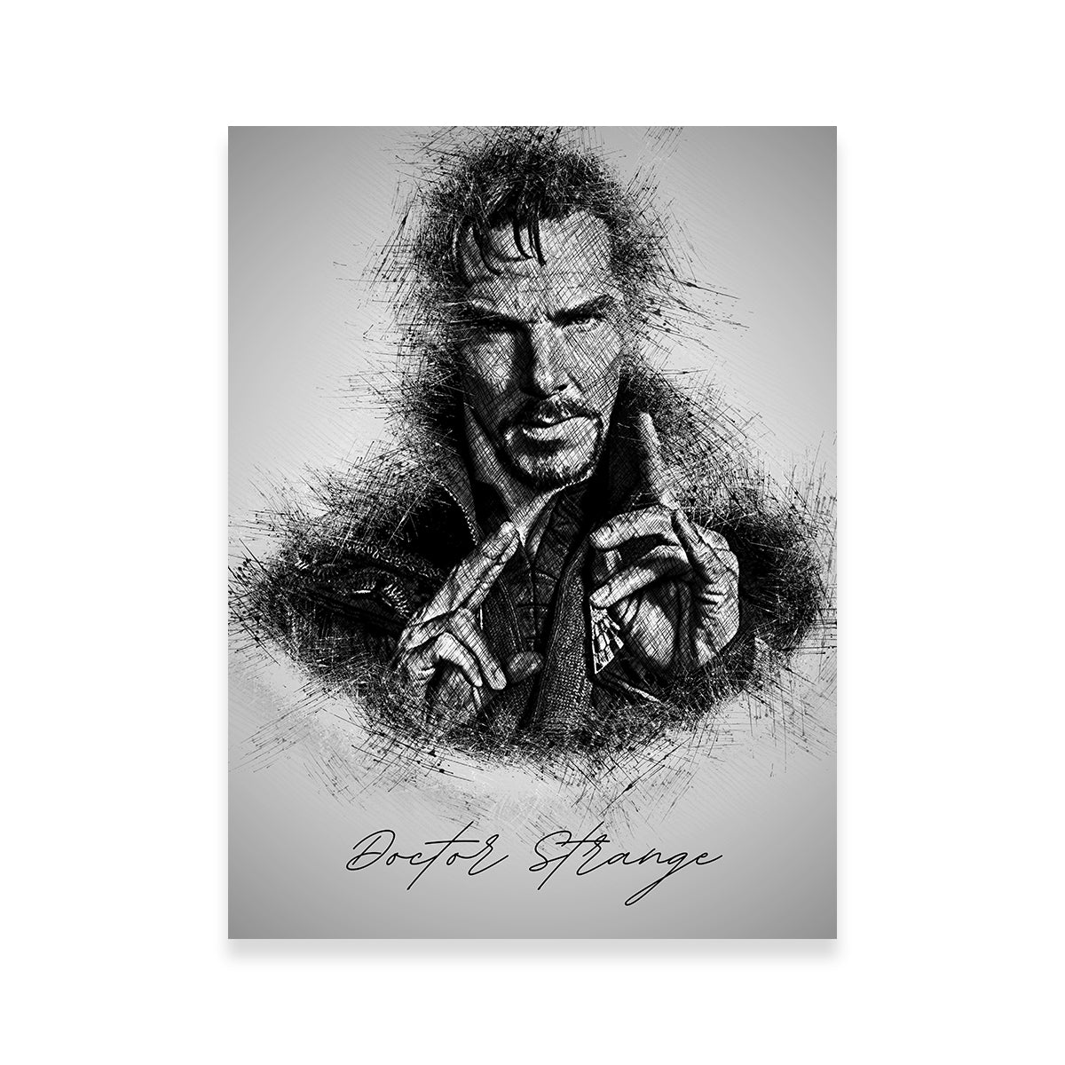 Doctor Strange High - Quality Wall Art by Albi Art