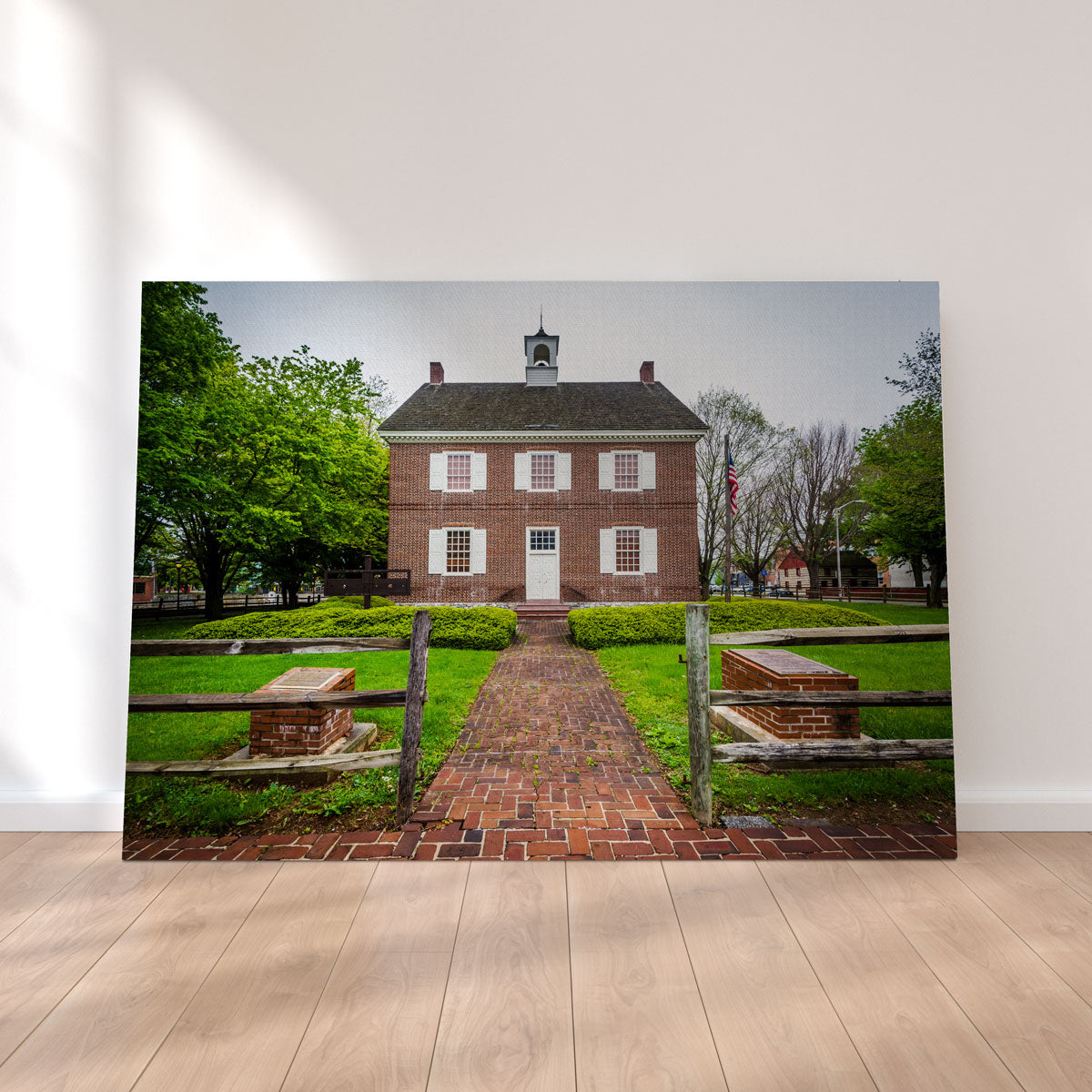 Stunning Colonial Courthouse Wall Art - Museum-Quality Canvas