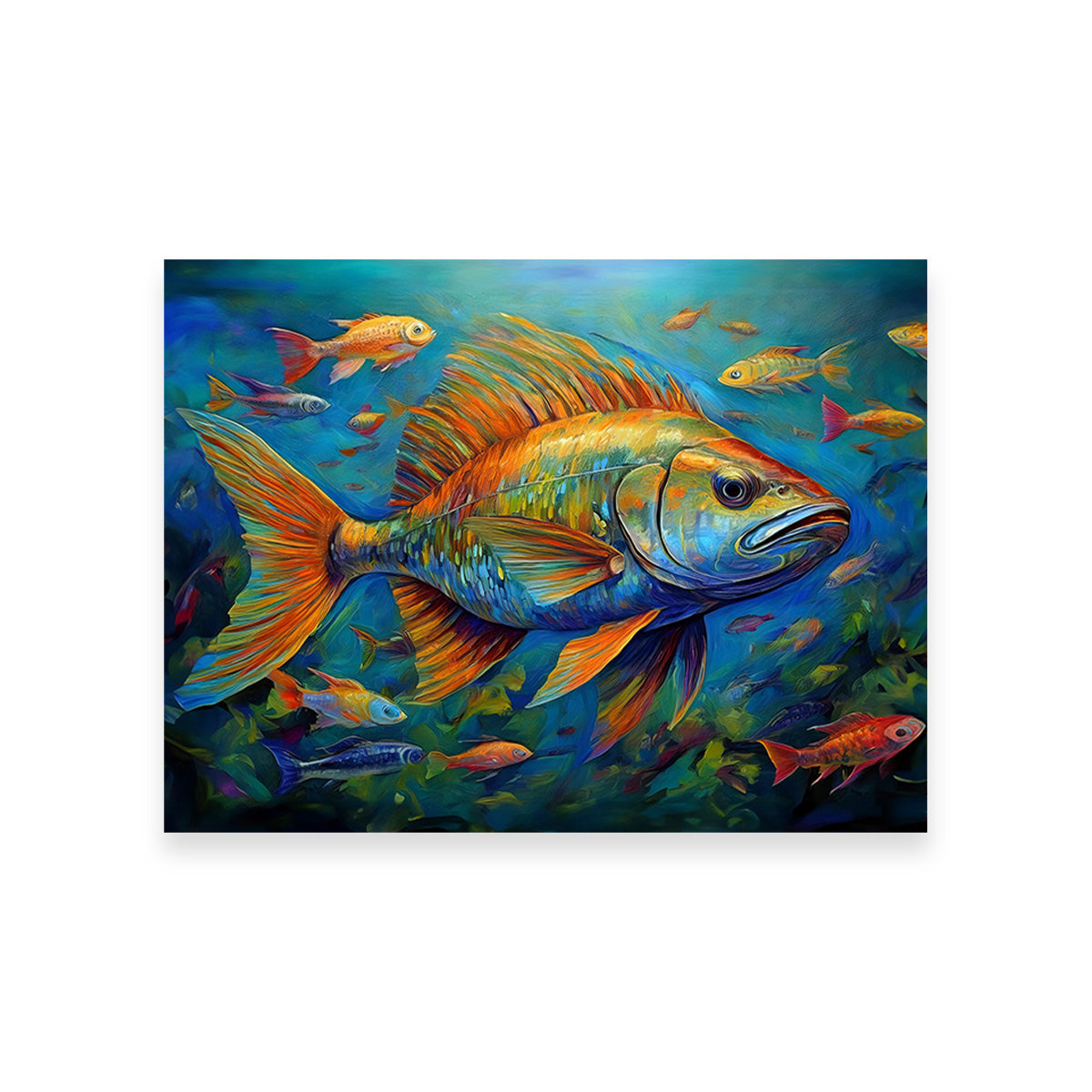 Exquisite Fish Painting Wall Art for Stunning Home Decor