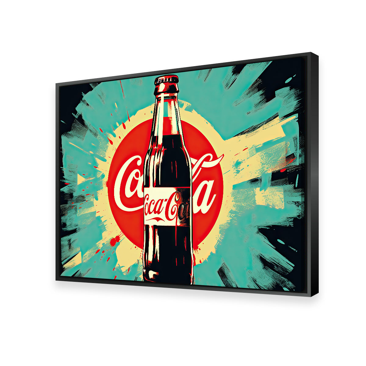 Stunning Coca Cola Bottle Wall Art by Ralph & Laura Design