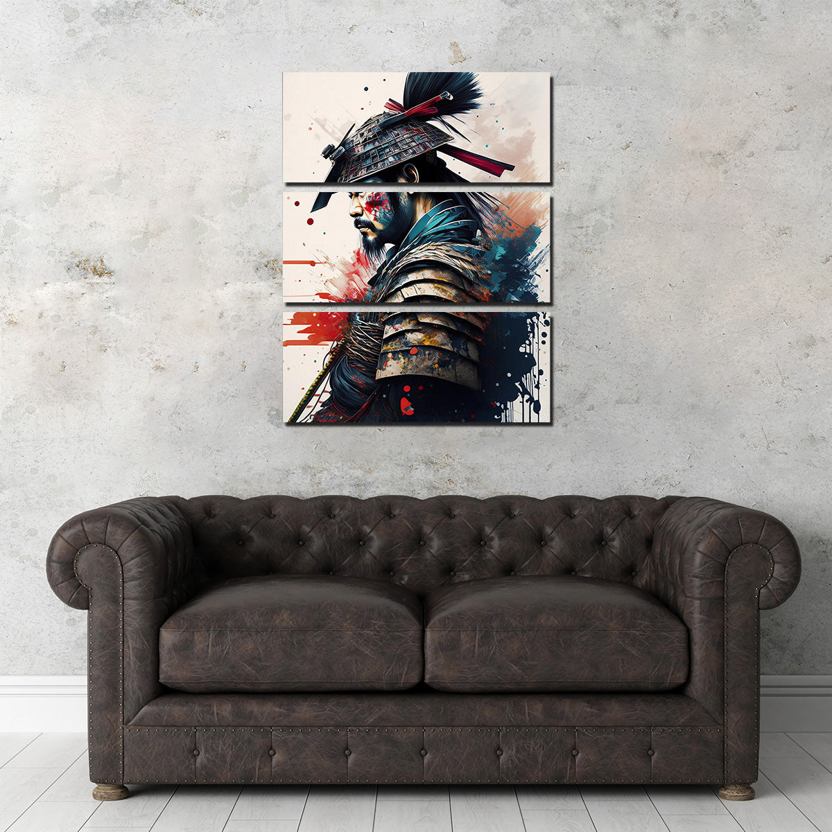 Authentic Japanese Samurai Inspired Wall Art Paintings