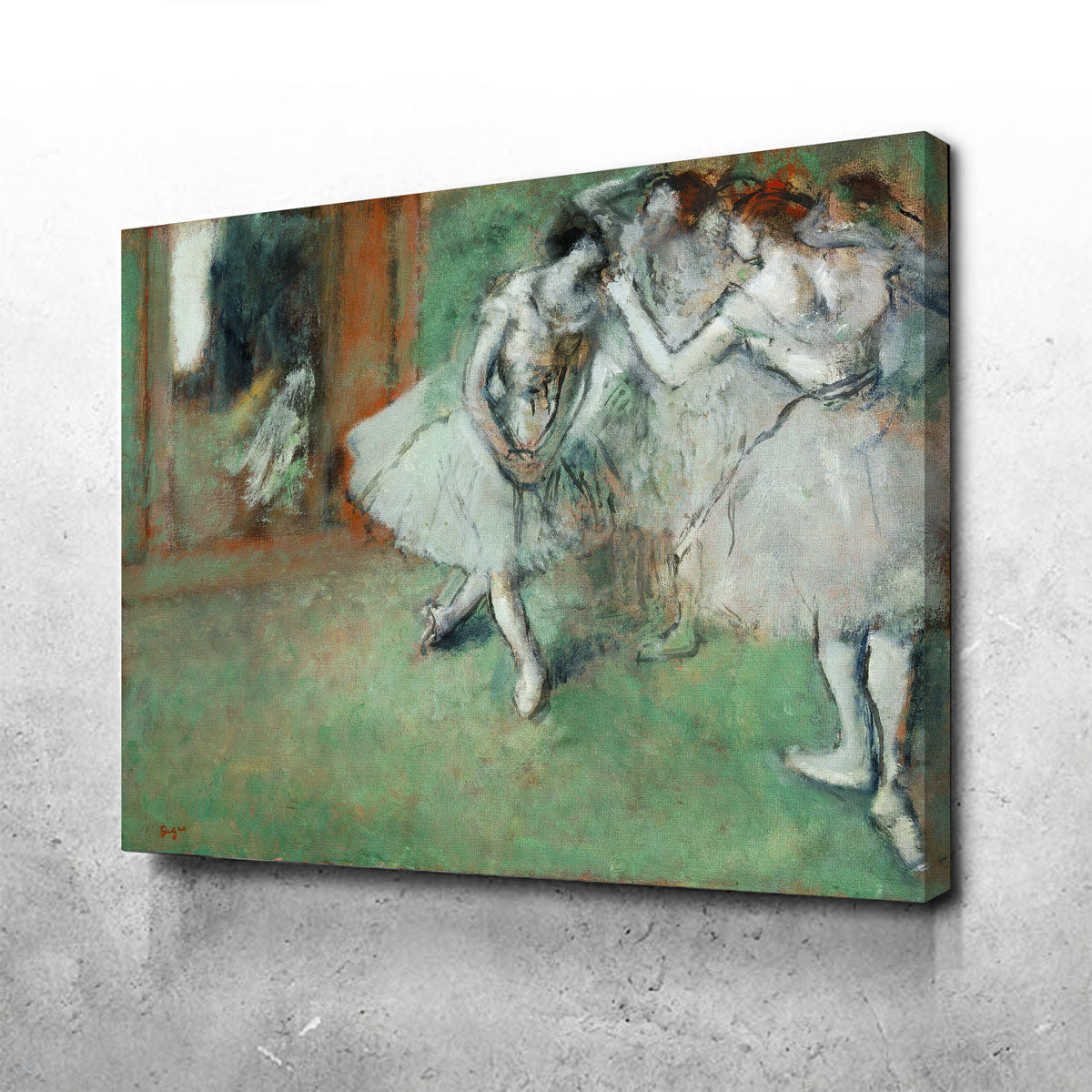 Edgar Degas' Enchanting Group of Dancers Wall Art
