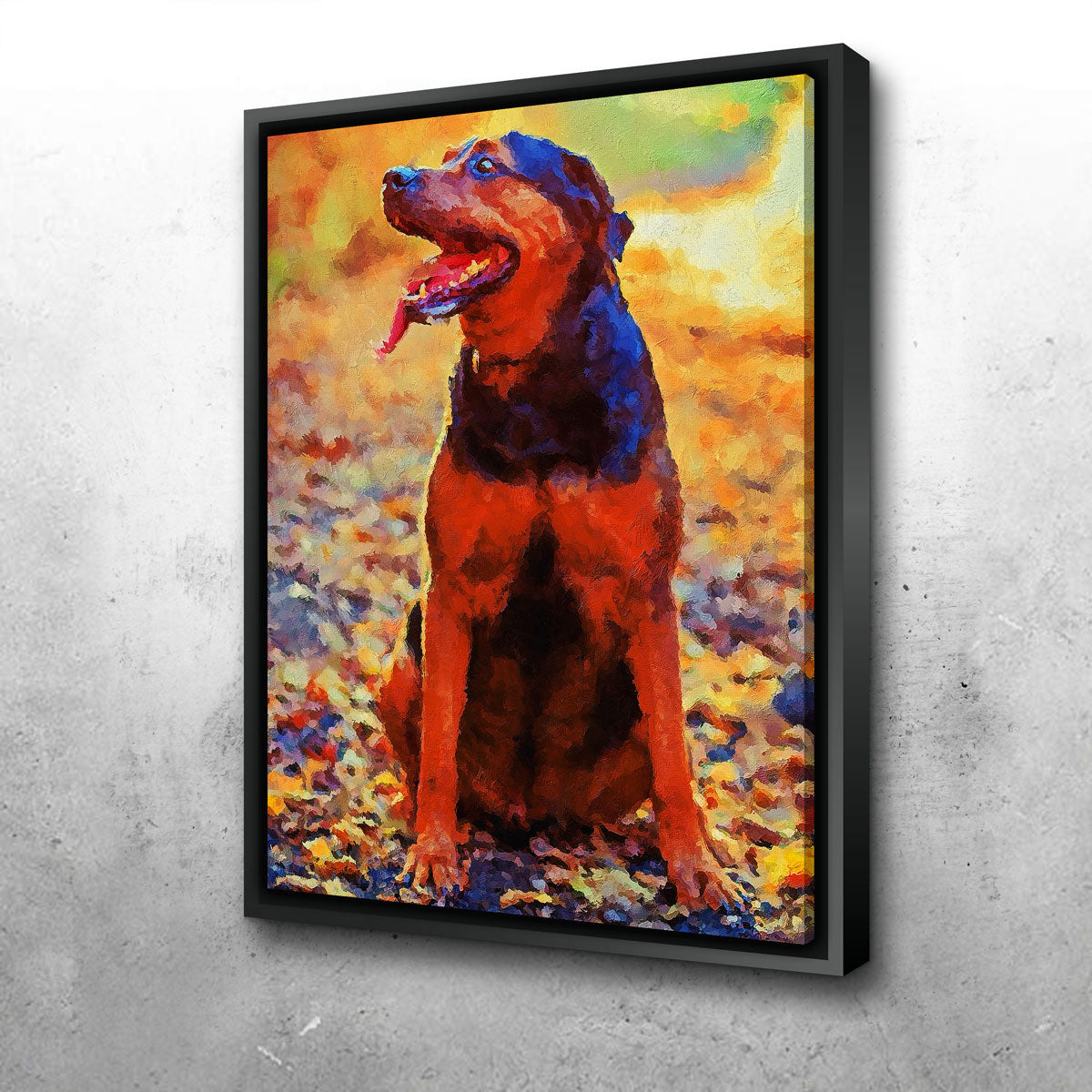 Stunning Dog 1 Painting Wall Art by Gab Fernando