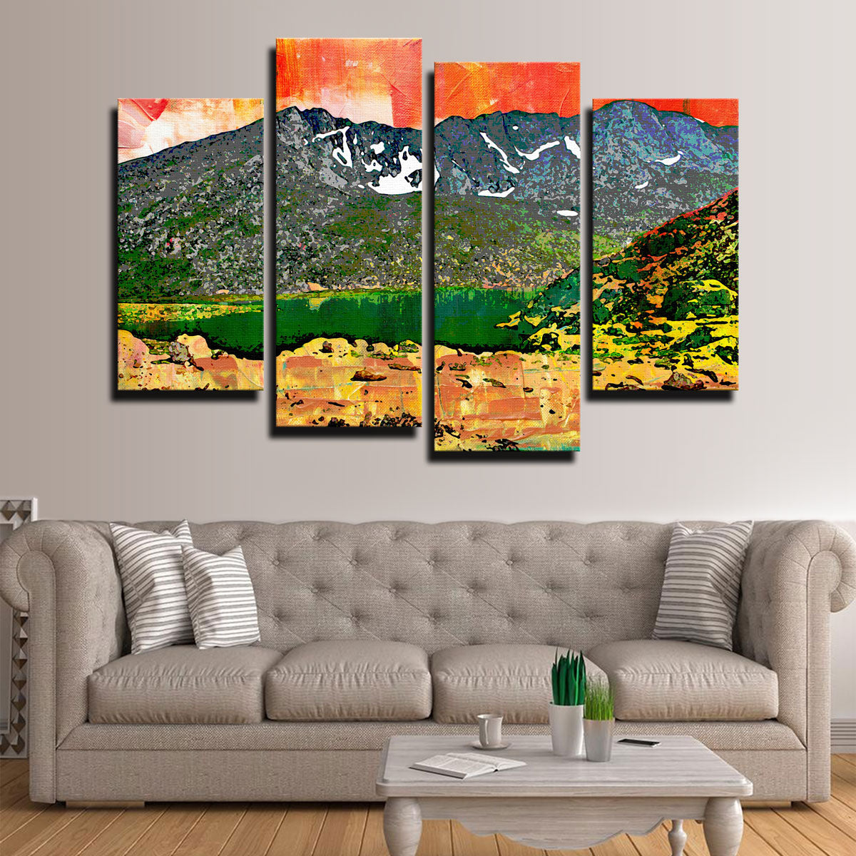 Stunning Abstract Evans Wall Art for Striking Home Decor