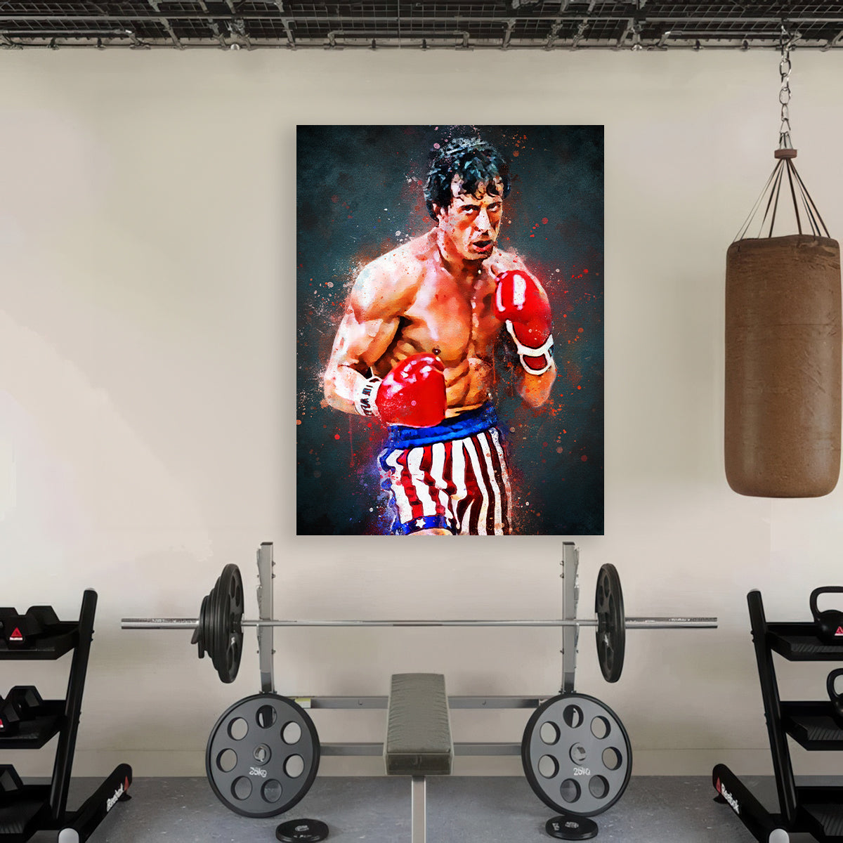 Iconic Rocky Balboa Wall Art - Stunning Decor for Your Space