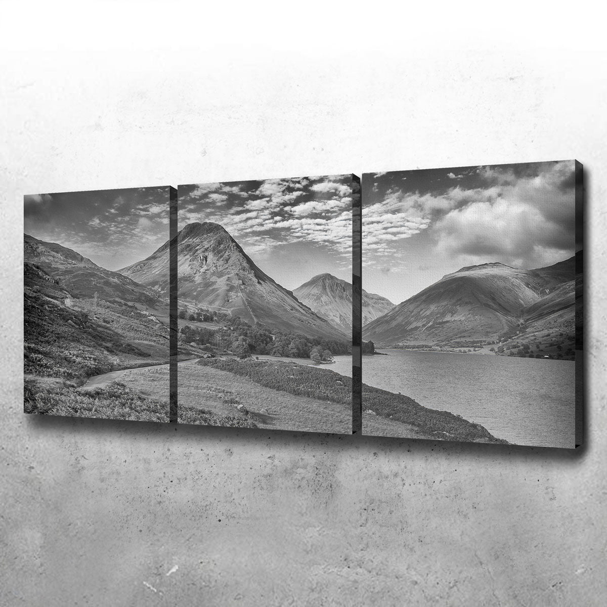 Stunning Grey Peaks Wall Art by Mike Cotton