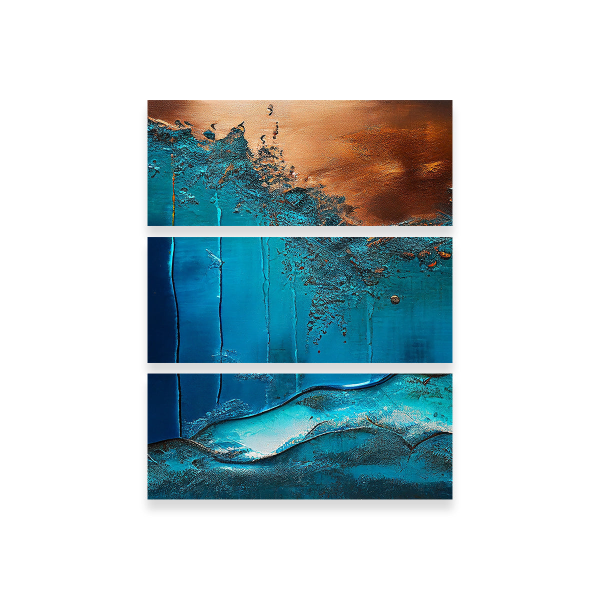 Coastal Abstract Series 1 Stunning Wall Art by Jennifer Hotai