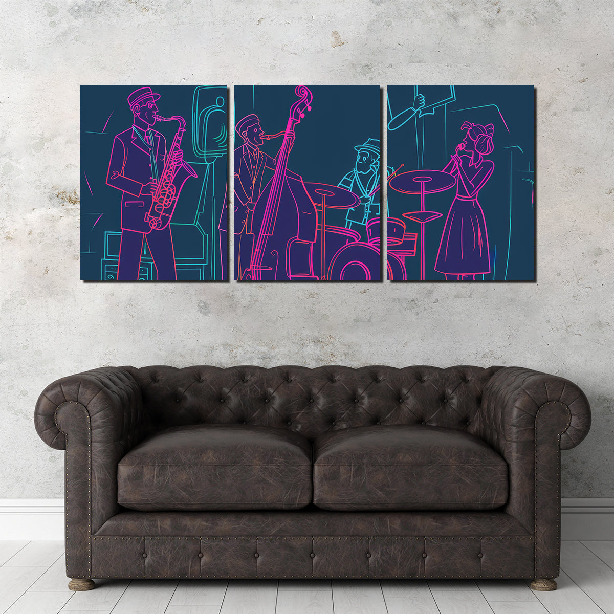Stunning Jazz Band Vibe Wall Art for Your Home Decor