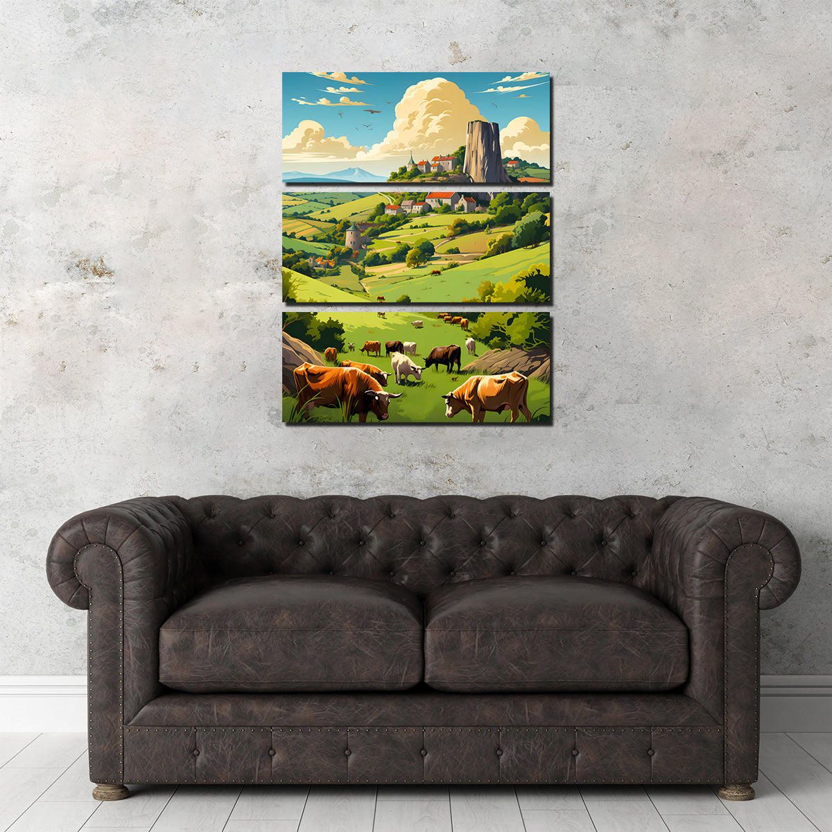 Exquisite French Countryside Wall Art by Valth Graphics