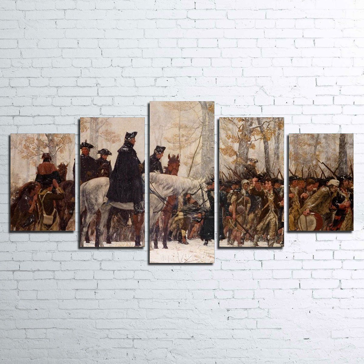 GW Revolutionary War Premium Wall Art for Patriotic Decor