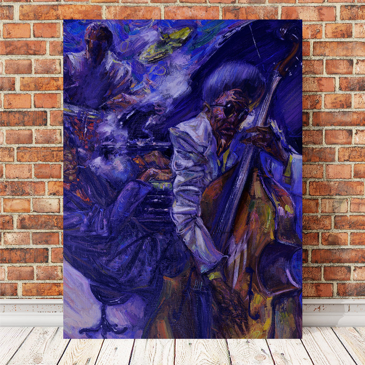 Exquisite Jazz Scene Wall Art for Home Decor