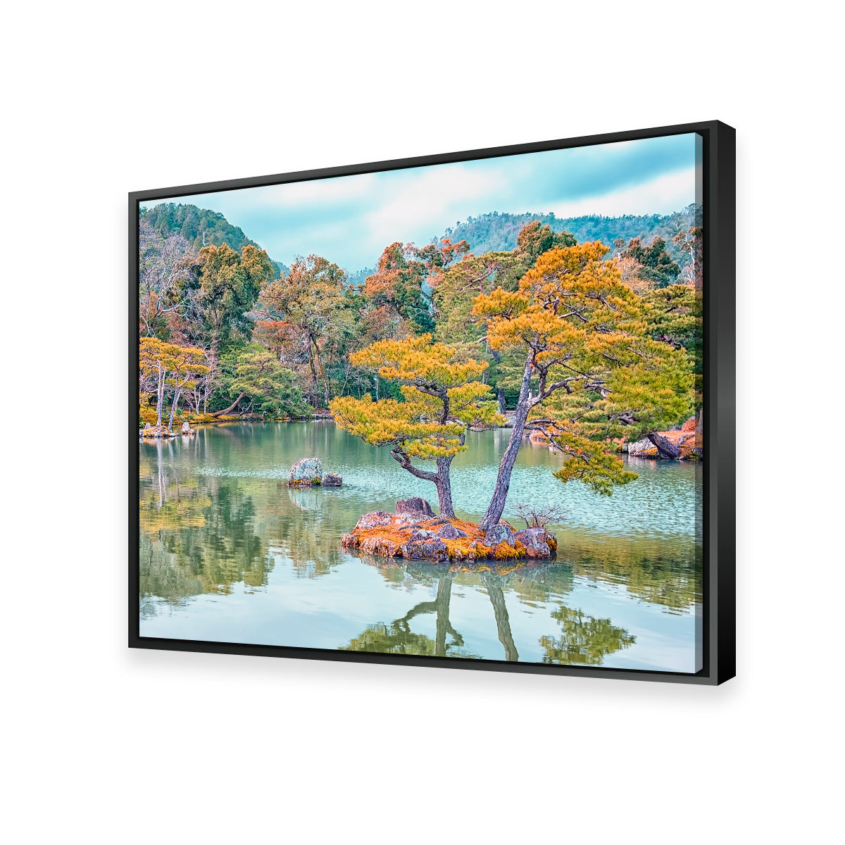 Exquisite Japanese Garden Wall Art by Manjik Pictures