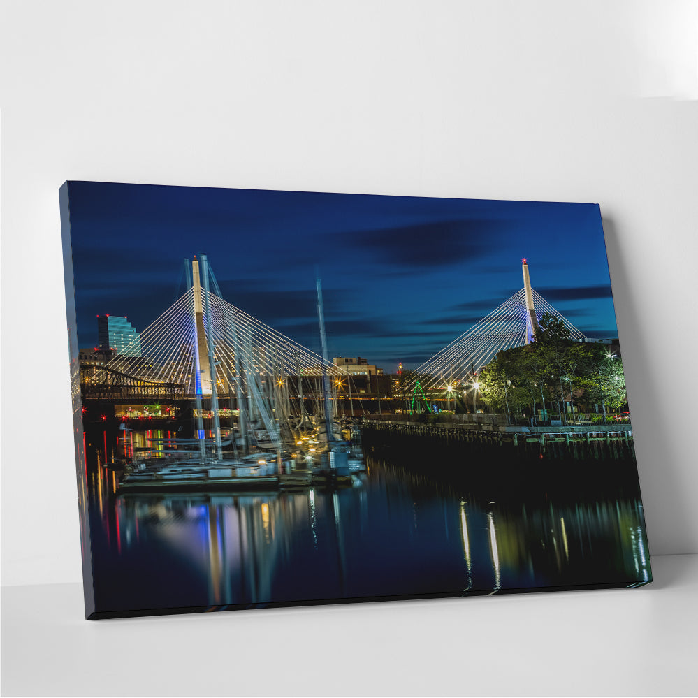Exquisite Boston Bunker Hill Bridge Wall Art by Melanie Viola