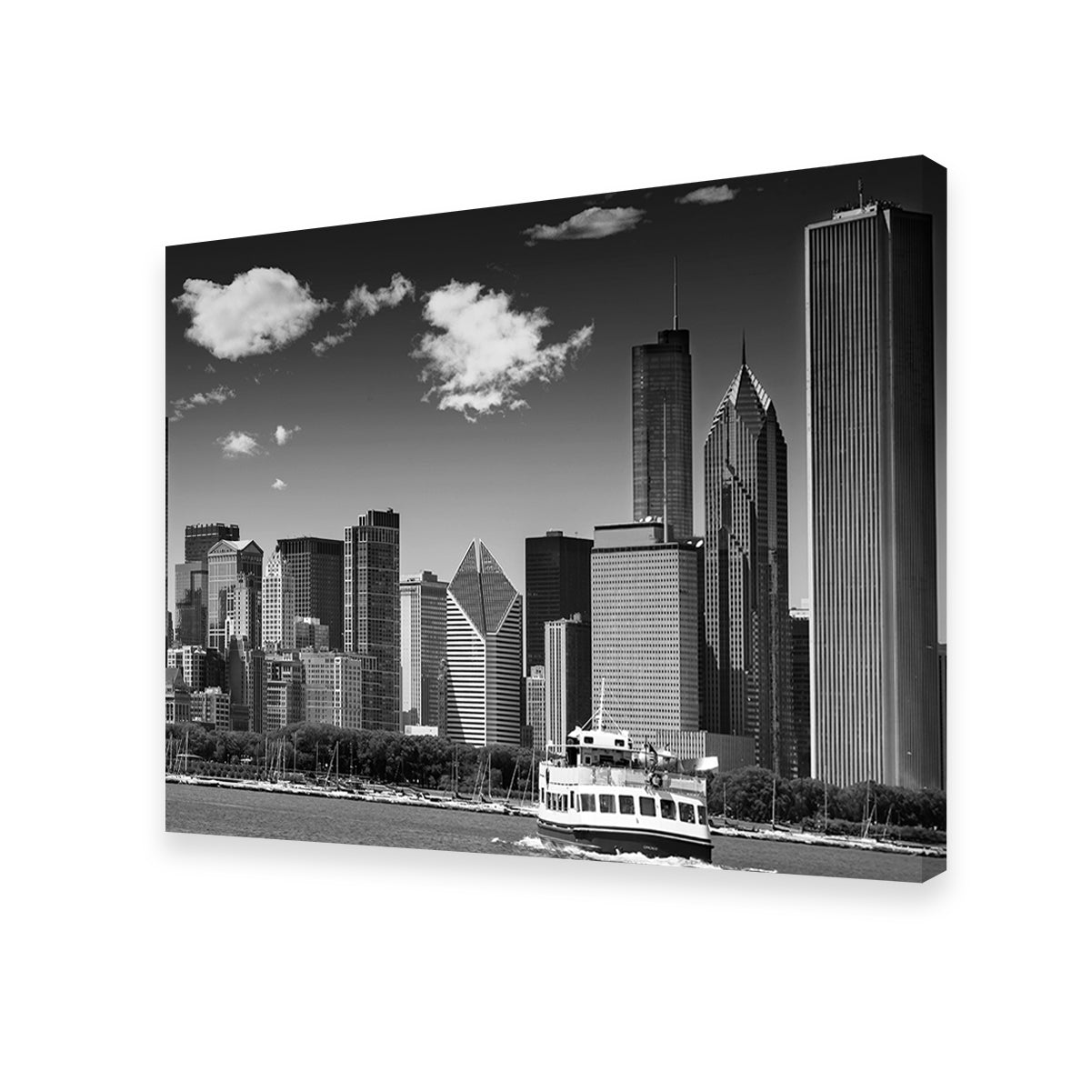 Stunning Chicago Skyline Wall Art by Melanie Viola