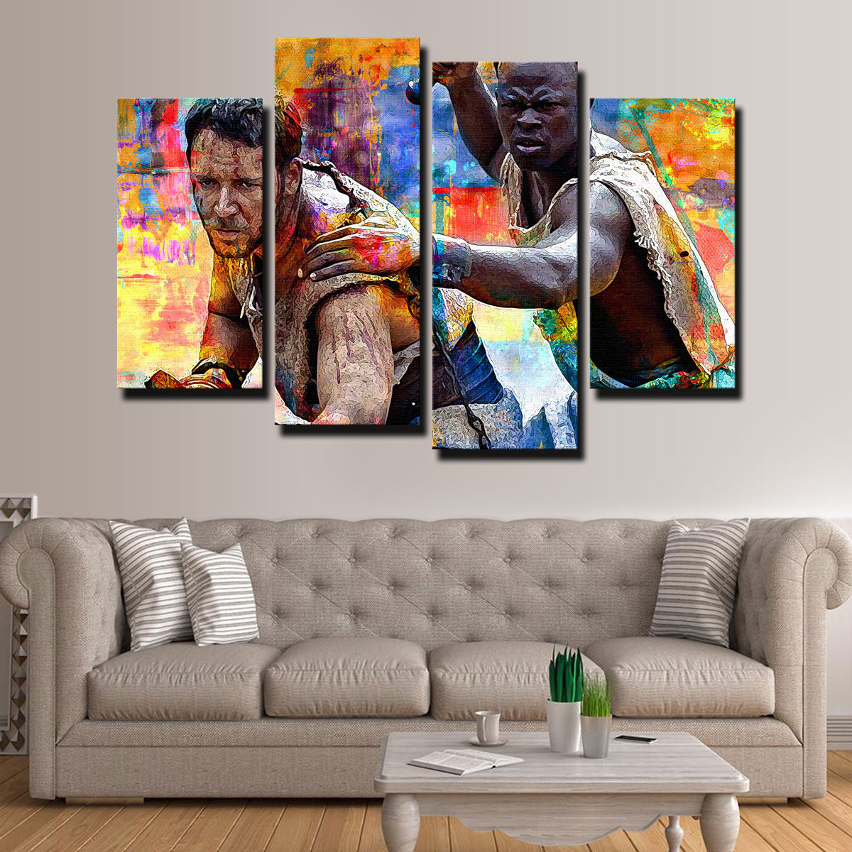 Stunning Gladiators Wall Art for Home Decor