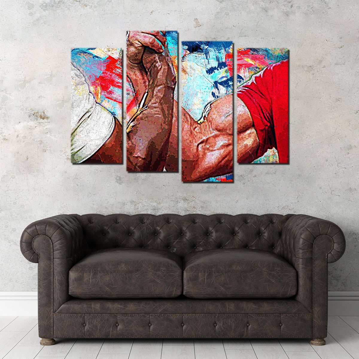 Stunning Dutch & Dillon Handshake Wall Art for Home Decor