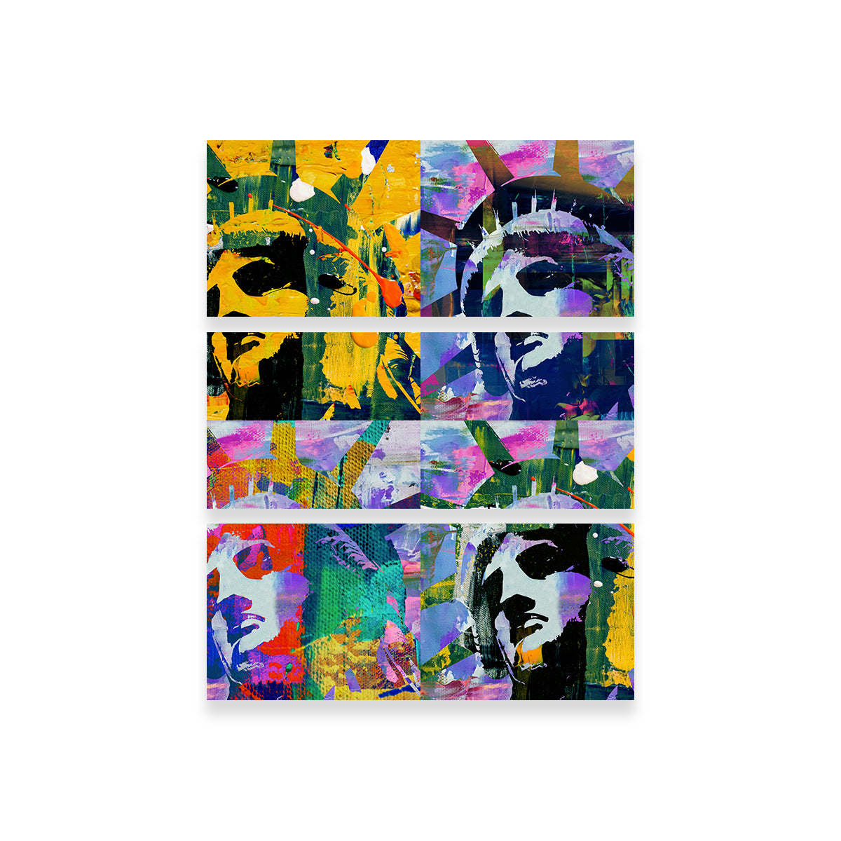 Stunning Liberty Quadrant Wall Art by Stephen Chambers