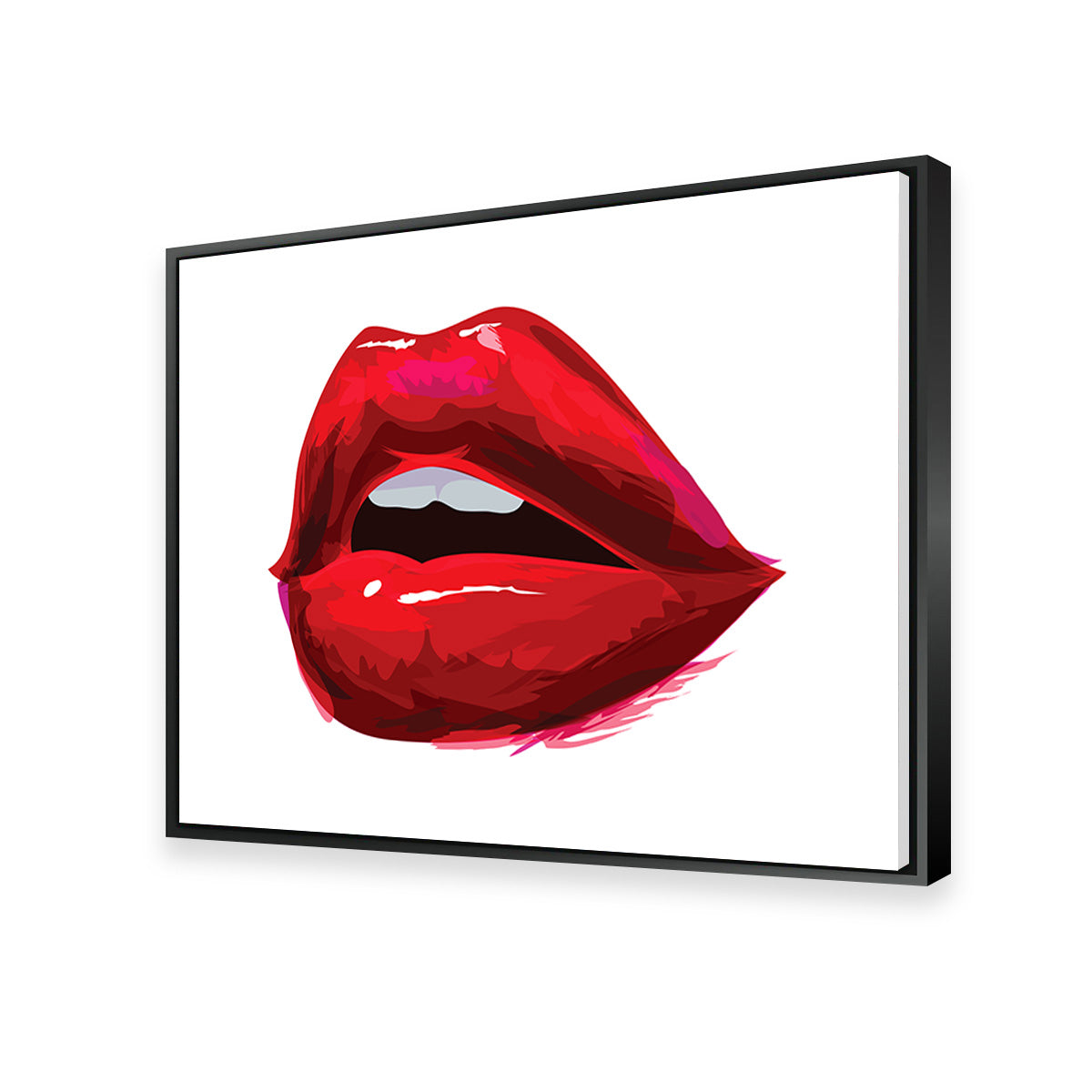 Stunning Red Lips Wall Art
