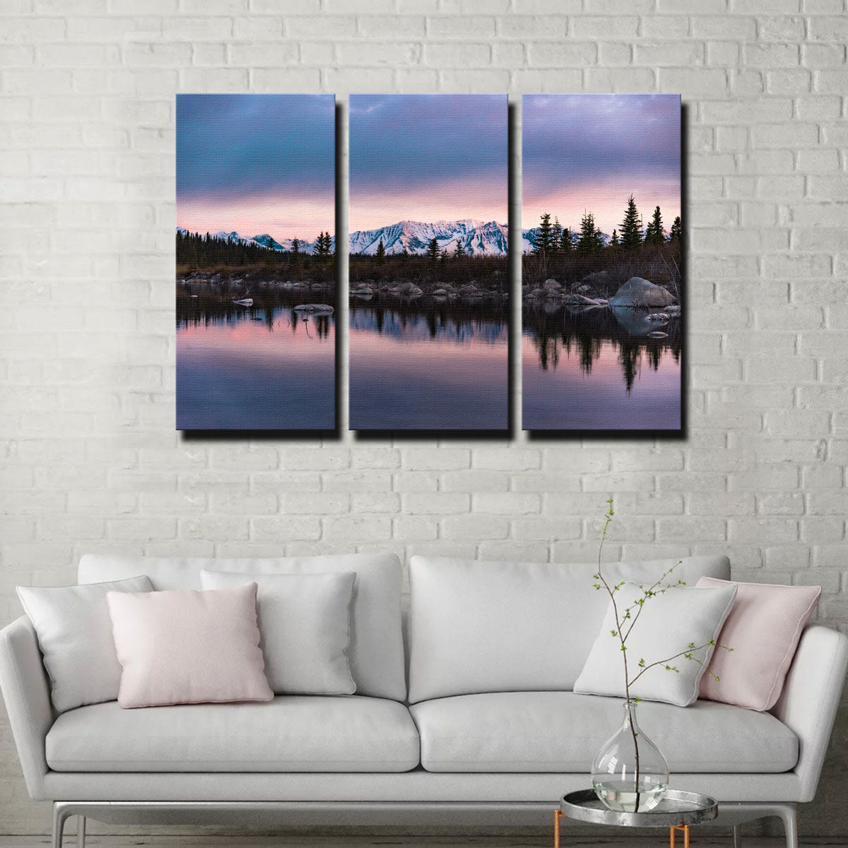 Stunning Purple Reflections Wall Art by Lucas Moore