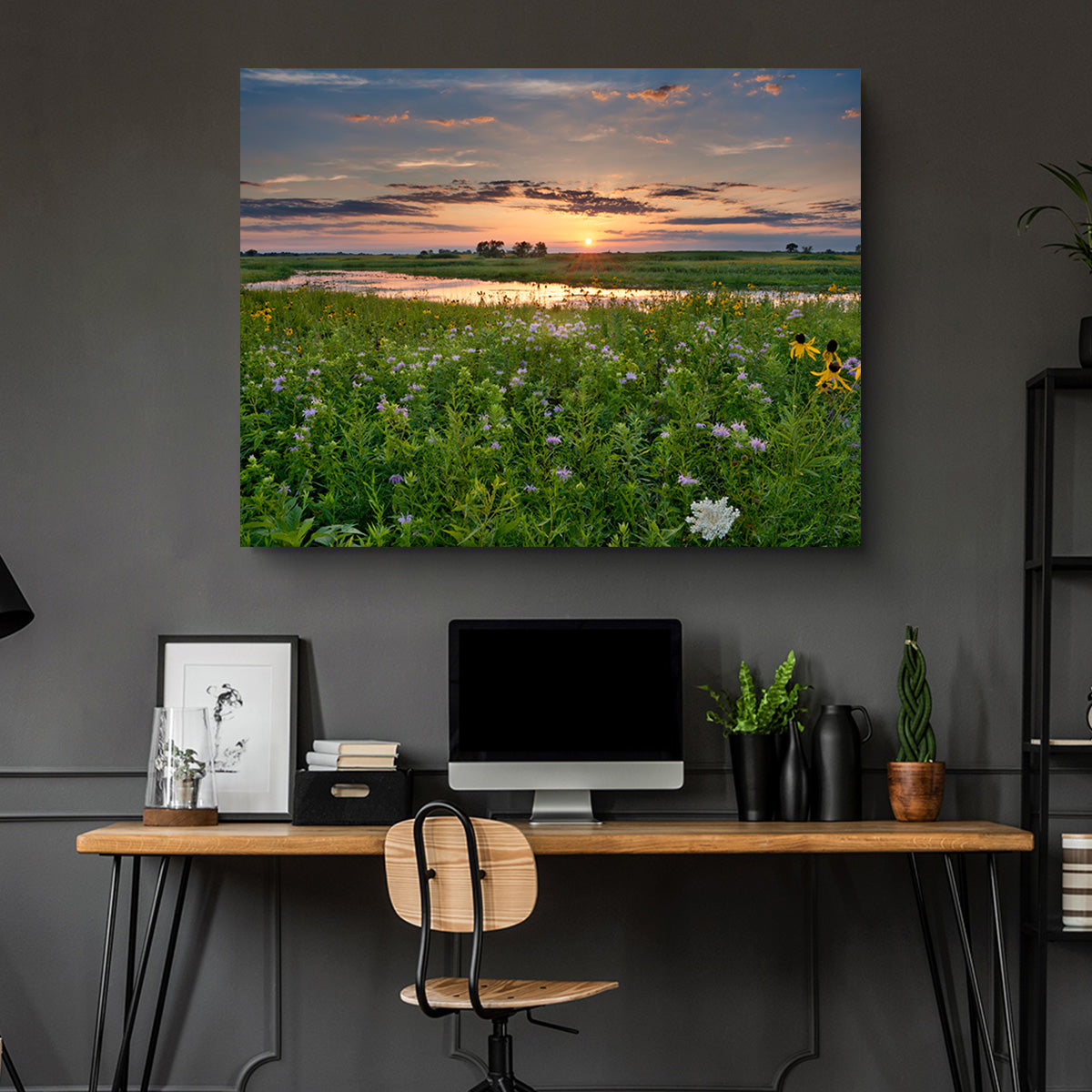 Stunning Open Field in Illinois Wall Art for Your Home Decor