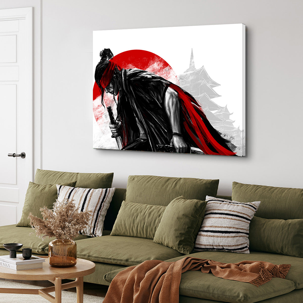 Authentic Japanese Samurai Warrior Wall Art - High - Quality Decor for Your Space