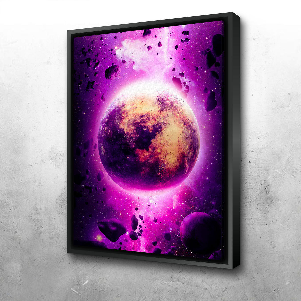 Stunning Purple Planet Wall Art by Manuel Luces