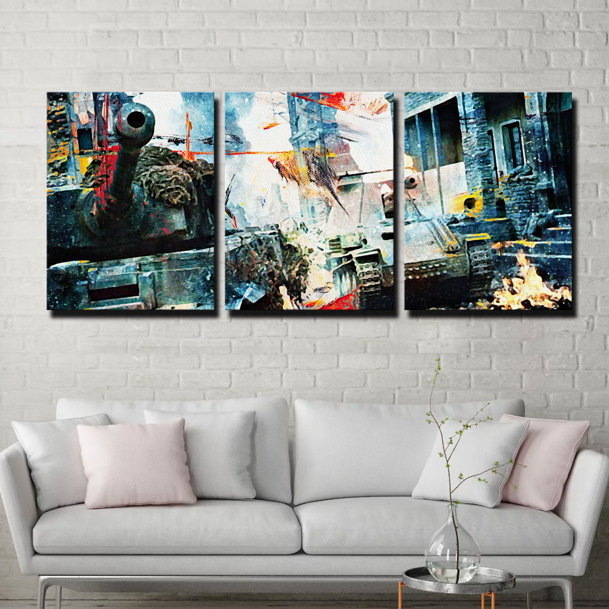 Epic Tank Battle Wall Art for Stunning Decor