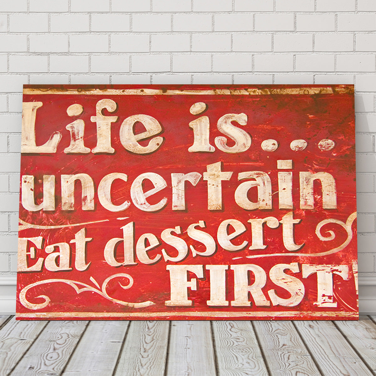 Exquisite Dessert First Wall Art for Stunning Home Decor