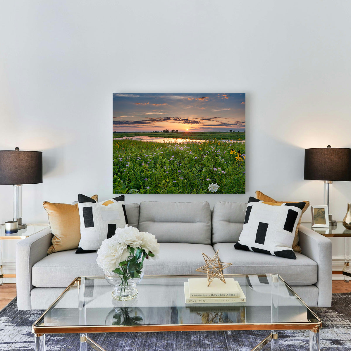 Stunning Open Field in Illinois Wall Art for Your Home Decor