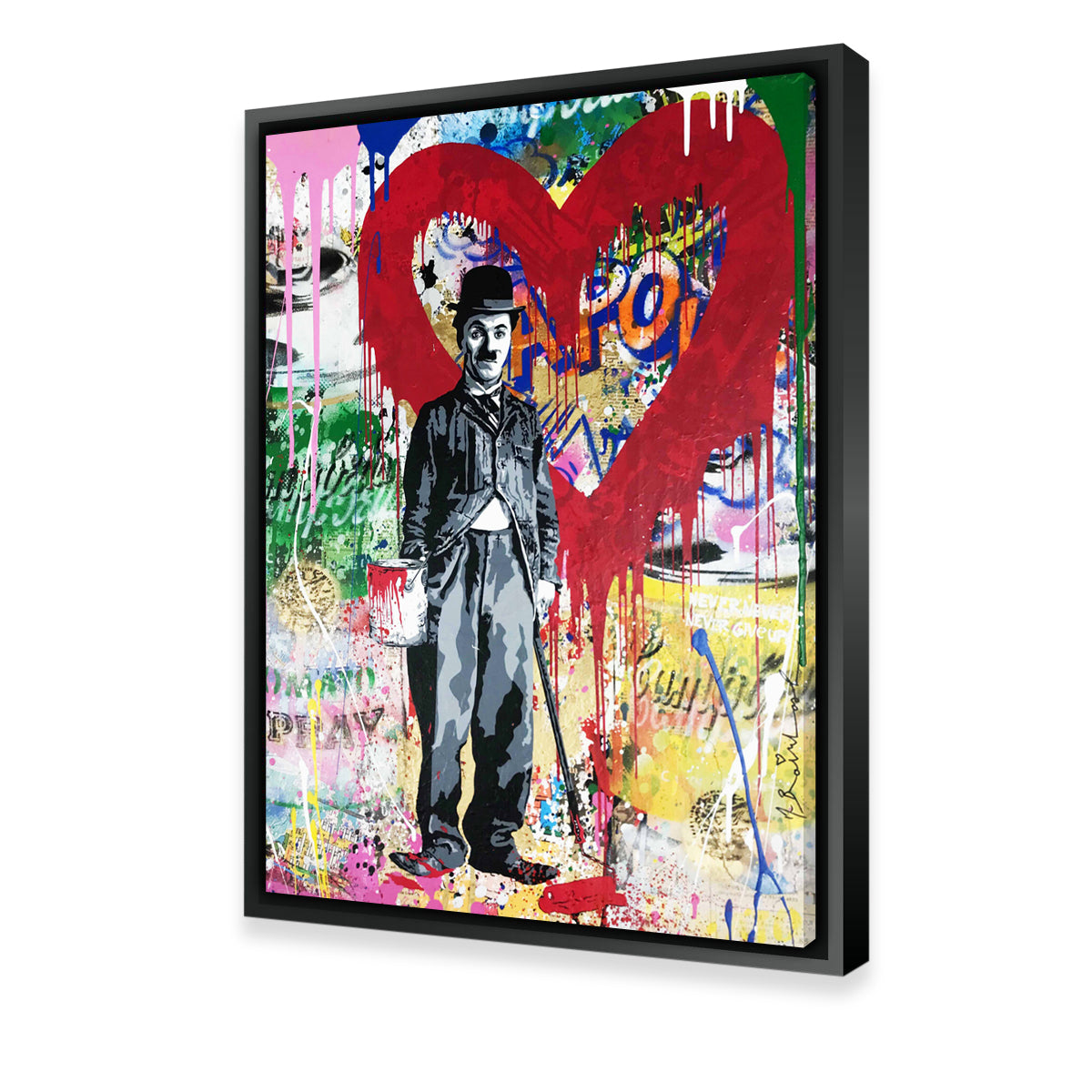 Charlie In The Mood To Paint Stunning Wall Art by Ralph & Laura Design