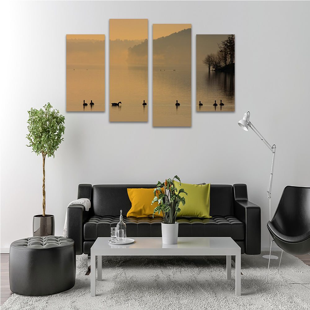 Stunning Geese on Lake Degray Wall Art for Your Home Decor