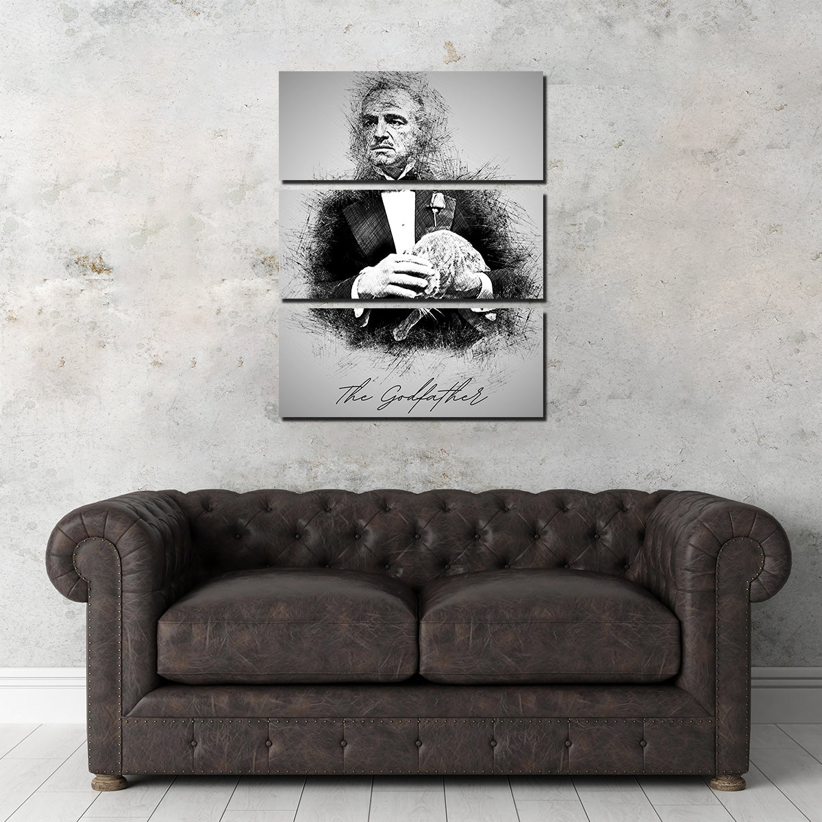 The Godfather Wall Art - Museum Quality Sustainable Pine Wood Canvas Print