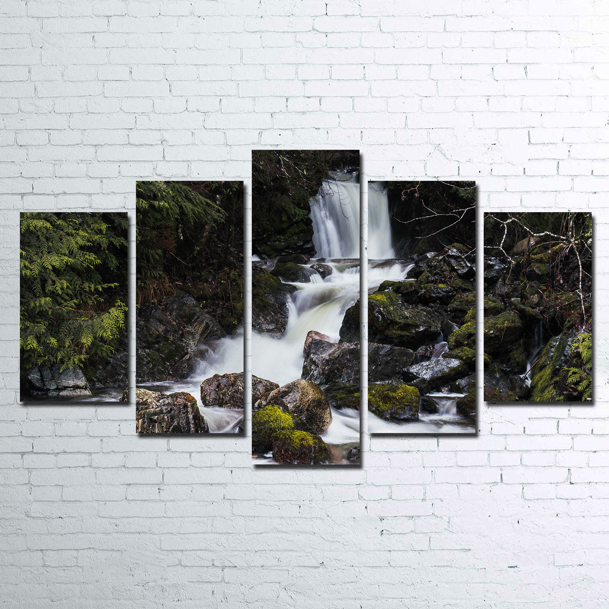 Stunning Roadside Waterfalls Wall Art by Mike Cotton
