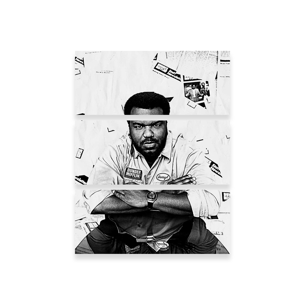 Stunning Darryl Grayscale Wall Art for Home Decor