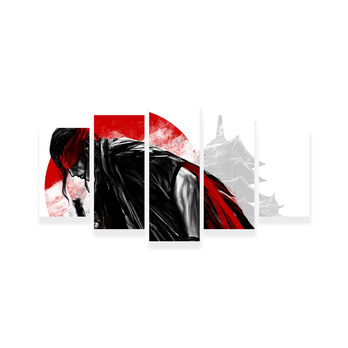 Authentic Japanese Samurai Warrior Wall Art - High - Quality Decor for Your Space