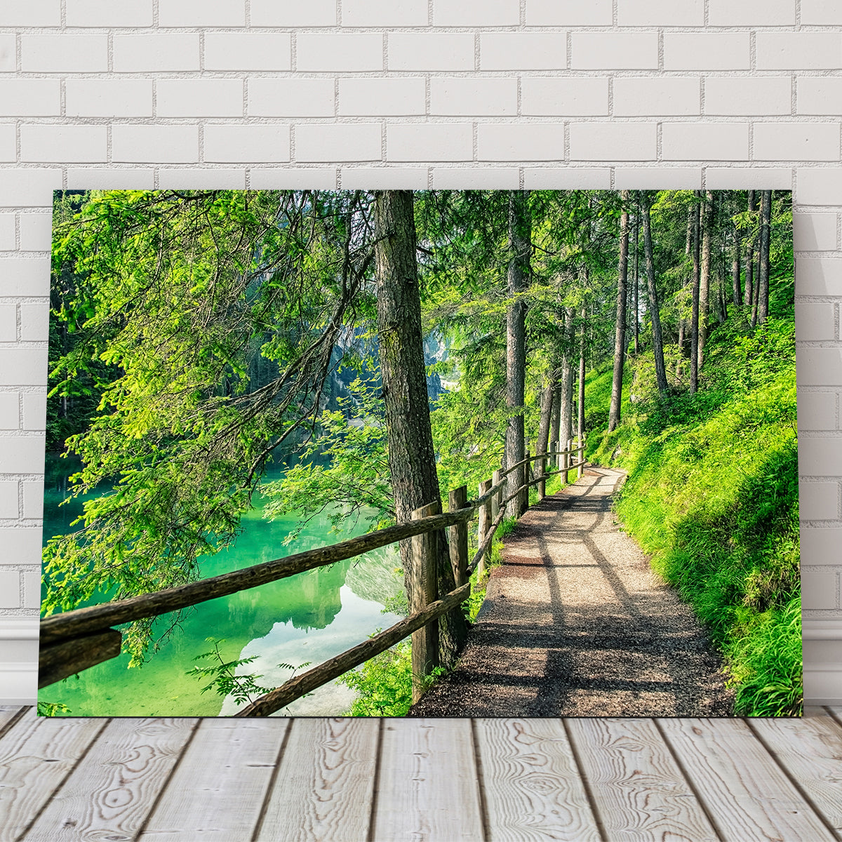 Stunning Path By The Lake Wall Art for Your Home Decor