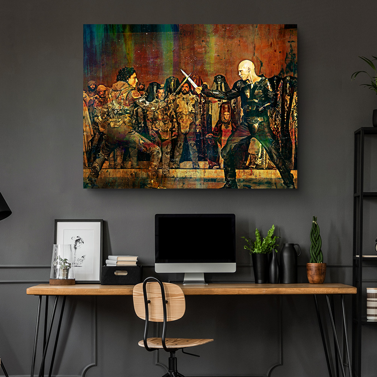 Exclusive Paul Vs. Feyd Rautha Wall Art - Premium Decor for Your Space