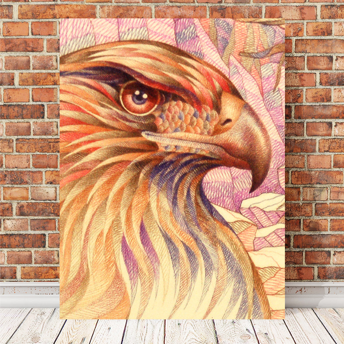 Eye - Catching Raptor's On The Lookout Wall Art for Your Home Decor