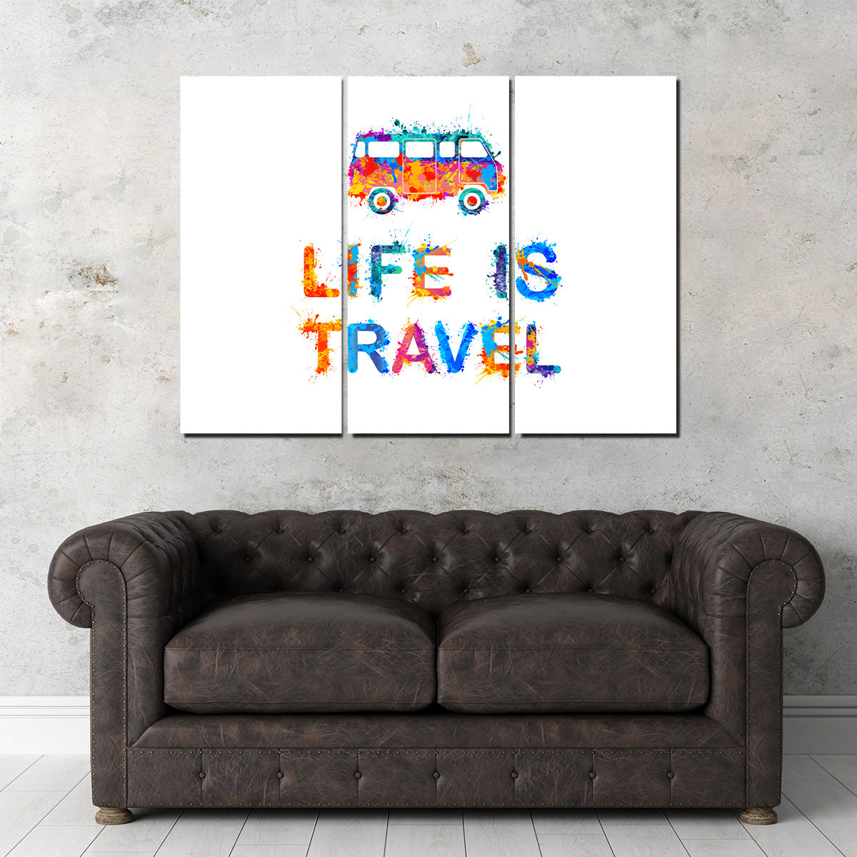 Exquisite Life is Travel Wall Art for Stunning Home Decor