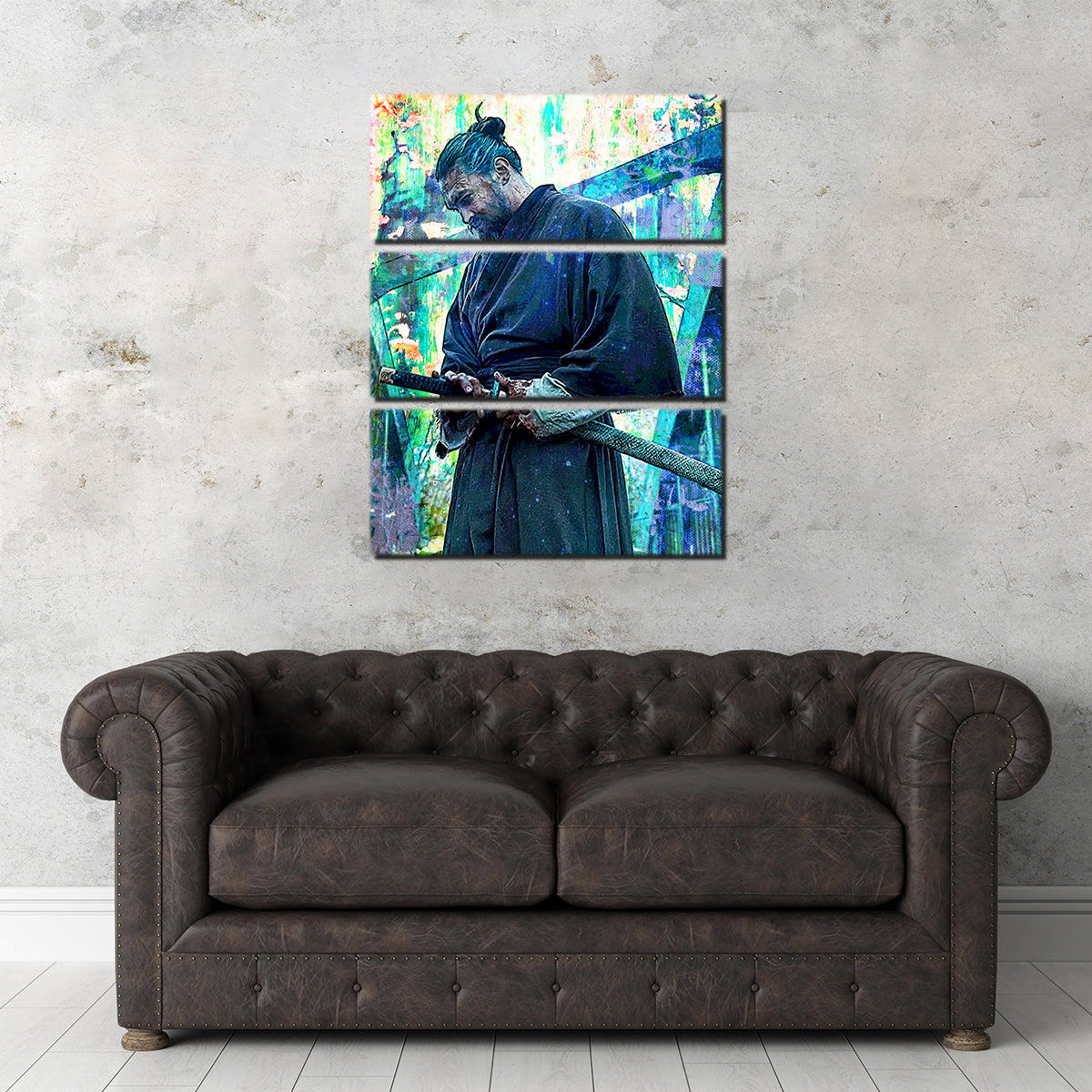 Stunning Baba Voss Wall Art - Handmade with Sustainable Pine Wood