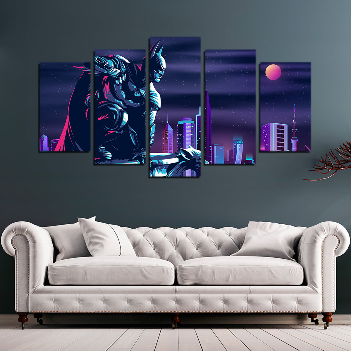 The Fearless Batman Wall Art - Premium Museum Quality Canvas Print