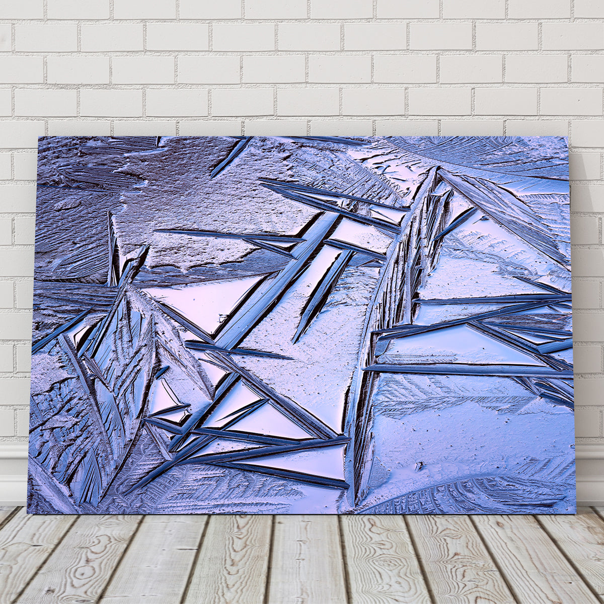 Bog Ice Morning Reflection Stunning Wall Art by Shaun Mayer