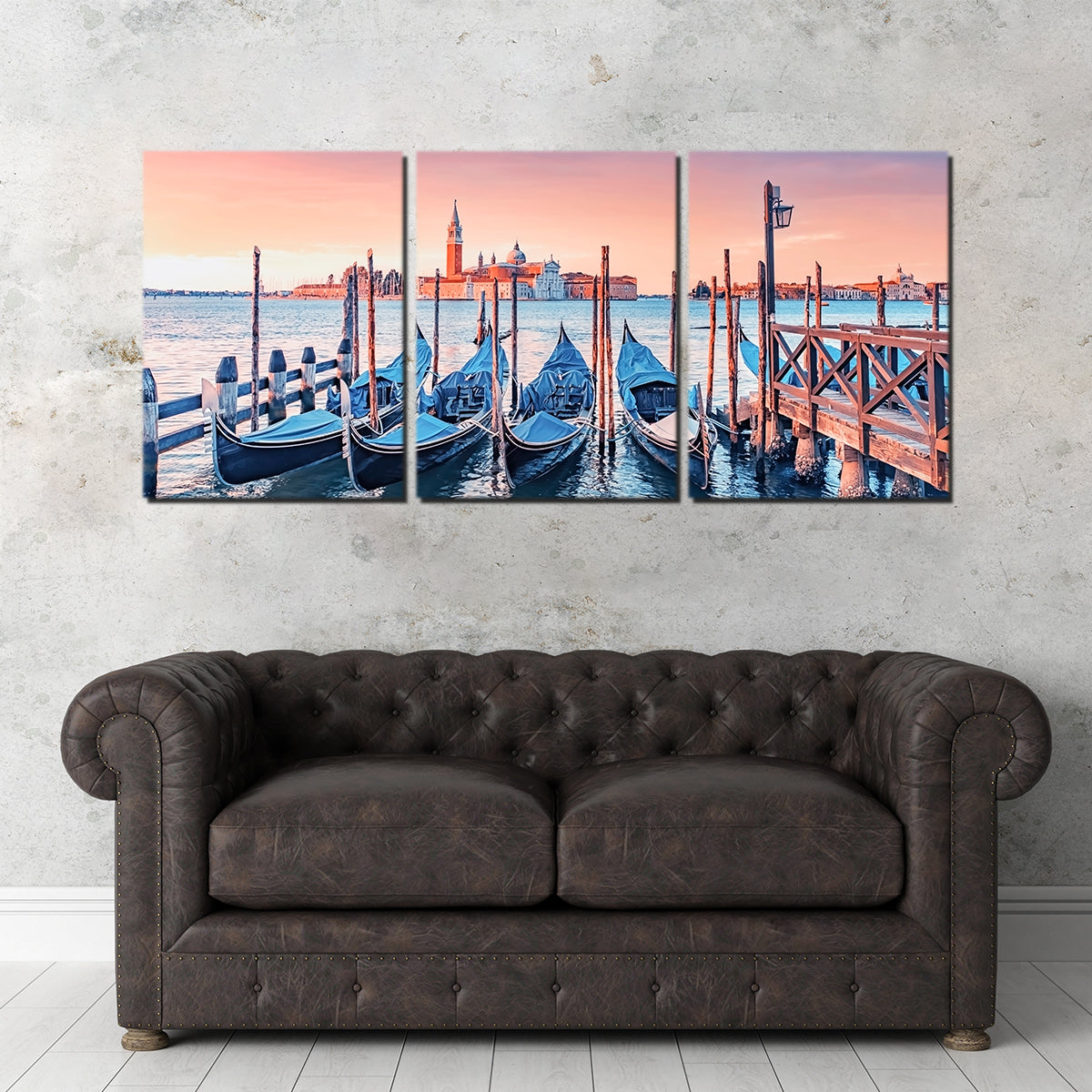 Stunning Gondolas In The Morning Wall Art for Your Home Decor